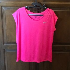 Nike Hot Pink Shirt Nike Size L